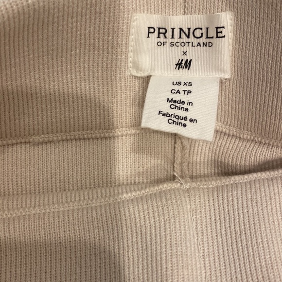 Pringle of Scotland x H&M cream knit legging - Picture 5 of 6